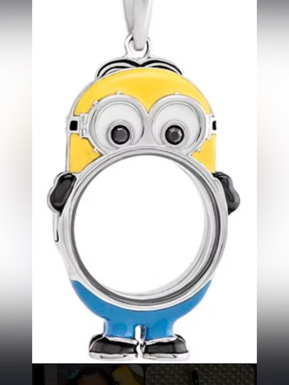 Origami Owl Despicable Me Minion Living Locket with Swarovski Crystals